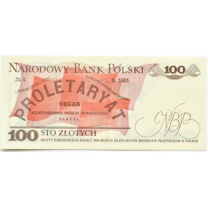 Poľsko, PRL, L. Waryński, 100 zlotých 1979, séria GA, Varšava, UNC