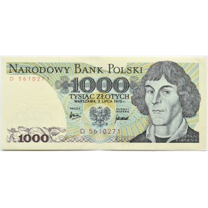 Polen, PRL, M. Kopernik, 1000 Zloty 1975, Serie D, Warschau