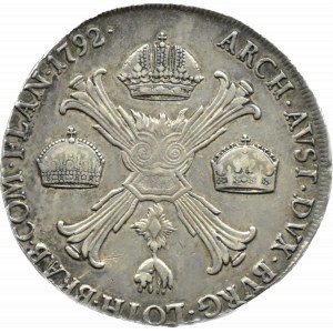 Rakousko-Nizozemsko, František II., tolar 1792 M, Milán