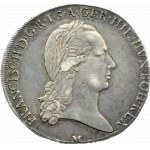 Austria-Netherlands, Francis II, 1792 M thaler, Milan