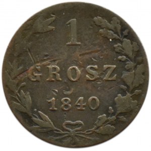 Nikolaus I., Pfennig 1840 MW, Warschau