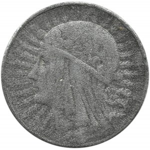 Polska, II RP, Głowa Kobiety, 10 złotych 1932, falsyfikat z epoki