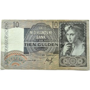 Niederlande, 10 Gulden 1940, Serie 3 AB, Amsterdam