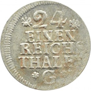 Pomoransko, Fridrich II. veľký, 1/24 toliara 1753 G, Štetín, UNC