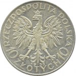 Polska, II RP, Głowa Kobiety, 10 złotych 1933, Warszawa