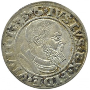Knížecí Prusko, Albrecht, pruský groš 1533, Königsberg