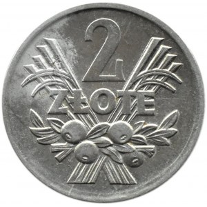 Polen, PRL, Berry, 2 Zloty 1971, Warschau