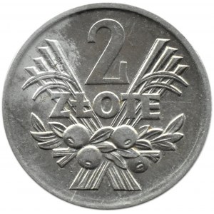 Poland, PRL, Berry, 2 zloty 1971, Warsaw