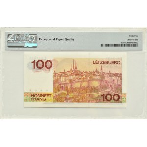 Lucembursko, 100 franků 1980, PMG 65 EPQ