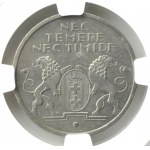 Wolne Miasto Gdańsk, Koga, 5 guldenów 1935, Berlin, NGC AU58