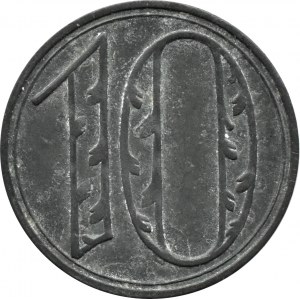 Freie Stadt Danzig, 10 fenig 1920, LARGE DIGIT, Gewehrfabrik Danzig, rarita C3