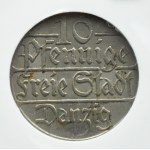 Freie Stadt Danzig, 10 fenig 1923, Berlin, GCN MS62