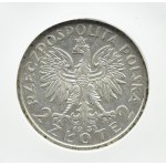 Poland, Second Republic, Head of a Woman, 2 gold 1933, Warsaw, GCN AU55