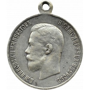 Russland, Nikolaus II., Krönungsmedaille 1896, Silber