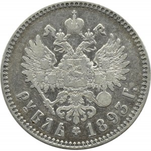 Russland, Alexander III, Rubel 1893 АГ, St. Petersburg