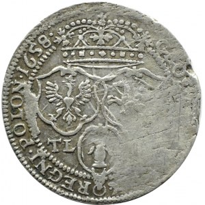 John II Casimir, sixpence 1658, Cracow, very rare