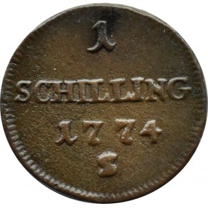 Österreichische Teilung - Galizien, Maria Theresia, 1 Schekel 1774 S, Smolnik
