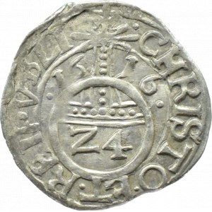 Pomorze, Księstwo Szczecińskie, Filip II, 1/24 talara (grosz) 1616, Szczecin