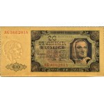 Polen, RP, 20 Zloty 1948, AG-Serie, Warschau - schön und selten