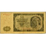 Polsko, RP, 50 zlotých 1948, série A, Varšava, vzácné