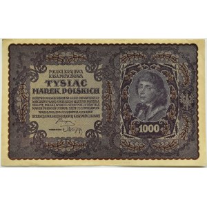 Polsko, Druhá republika, 1000 marek 1919, 2. série H - typ 4, Varšava