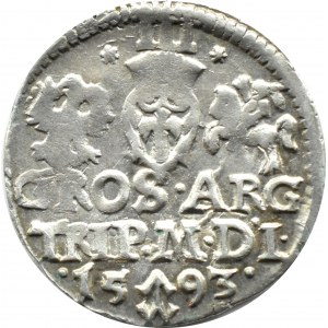 Sigismund III. Vasa, Trojak 1593, Vilnius, CHALECKI