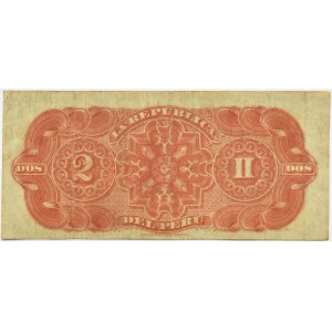 Peru, 2 sole 1879, seria C, Lima