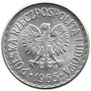 Poland, PRL, 1 zloty 1965, Warsaw