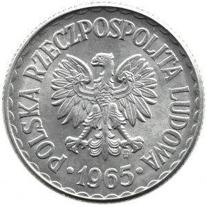 Polska, PRL, 1 złoty 1965, Warszawa