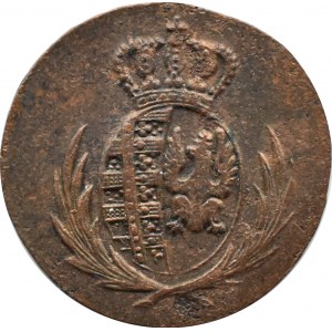 Varšavské knížectví, penny 1812 I.B., Varšava, IB - s velkými rozestupy