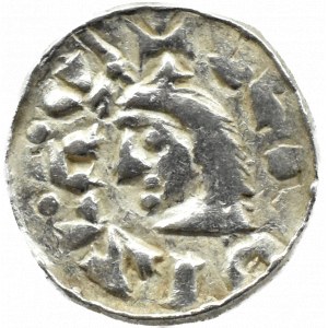 Ladislaus I Herman, denarius of Cracow, late issue, pearl otolith