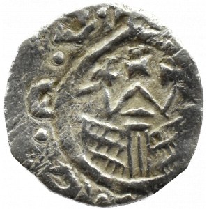 Ladislaus I Herman, denarius of Cracow, late issue, pearl otolith