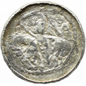 Boleslaw II the Bold, denarius - prince on horseback