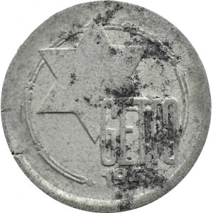 Ghetto Łódź, 5 Mark 1943, Magnesium, Sorte 1/1, selten