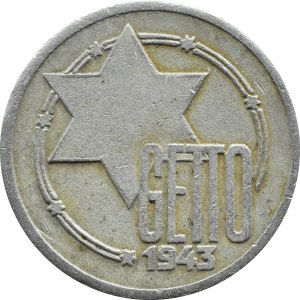 Ghetto Lodž, 10 značek 1943, hliník, ref. 3/2