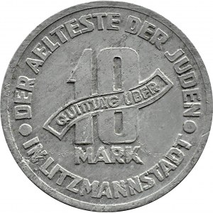 Ghetto Łódź, 10 Mark 1943, Aluminium, Ref. 3/2