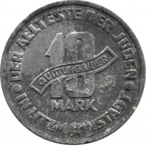 Ghetto Lodz, 10 Mark 1943, Aluminium, Ref. 4/3