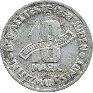 Getto Łódź, 10 marek 1943, aluminium, odm. 4/3