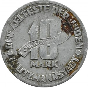 Ghetto Lodz, 10 Mark 1943, Aluminium, Ref. 4/3