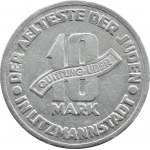 Getto Łódź, 10 marek 1943, aluminium, odm. 8/3