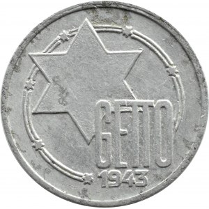 Ghetto Łódź, 10 Mark 1943, Aluminium, Ref. 10/5