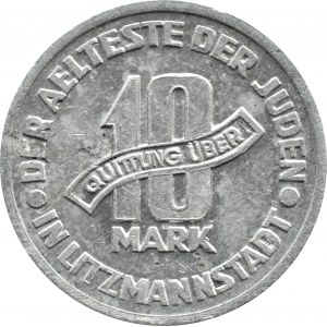 Ghetto Łódź, 10 Mark 1943, Aluminium, Ref. 10/5