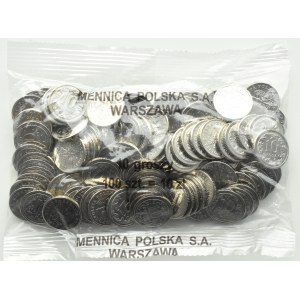 Polsko, III RP, šarže 10 groszy 2012, dva bankovní mincovní sáčky