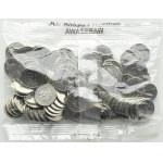 Polsko, III RP, šarže 10 groszy 2012, dva bankovní mincovní sáčky
