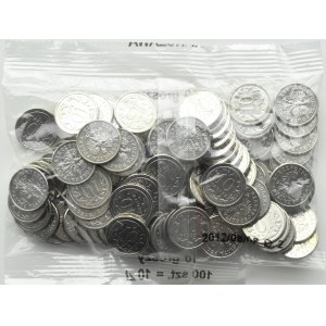 Poland, Third Republic, 10 pennies 2012, bank mint bag
