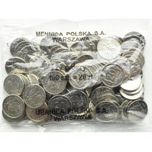 Poland, Third Republic, 20 pennies 2013, bank mint bag