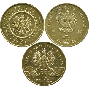 Polen, III RP, Flug von zwei Zloty 1998, Warschau