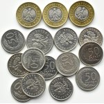 Polen, Dritte Republik, Los von Münzen 1995, Warschau, schön!