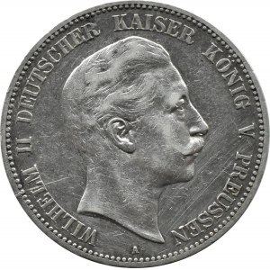 Niemcy, Prusy, Wilhelm II, 5 marek 1907 A, Berlin