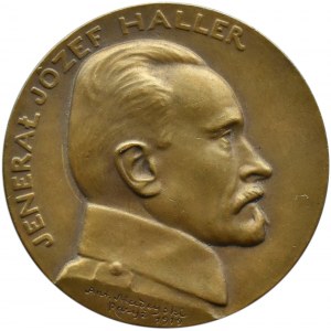 Poland, Second Republic, medal, Gen. Jozef Haller - Polish Army in France 1917-1919, A. Madeyski Paris